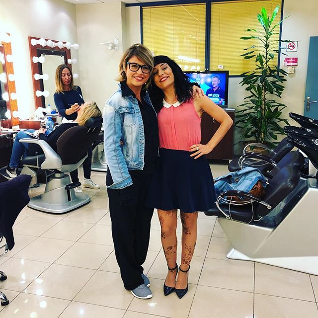 Roser Amills con Raquel Agüeros en IB3