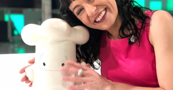 A Roser Amills le ha encantado conocer a Koldo Royo y a Koldito Cocinero en el programa Cinc Dies, en IB3.