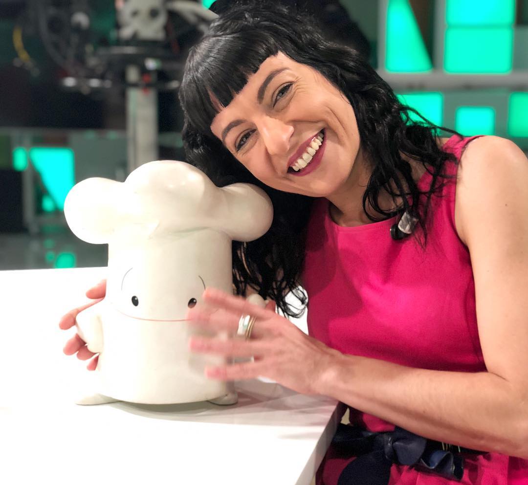 A Roser Amills le ha encantado conocer a Koldo Royo y a Koldito Cocinero en el programa Cinc Dies, en IB3.