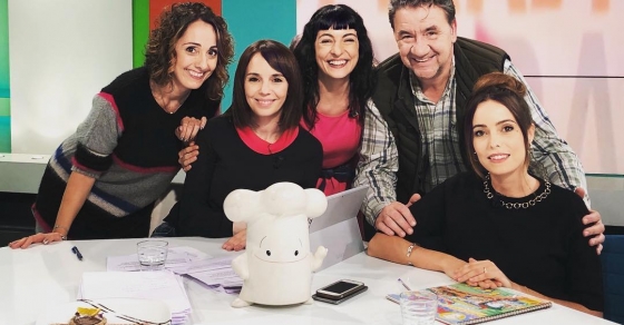 A Roser Amills le ha encantado conocer a Koldo Royo y a Koldito Cocinero en el programa Cinc Dies, en IB3.