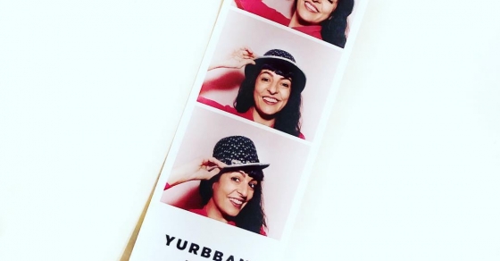 #bondia Me divertí mucho con el #photomaton de @yurbban ;)) Se nota? Tenéis que ir a probarlo, es genial! - Roser Amills, escritora mallorquina
