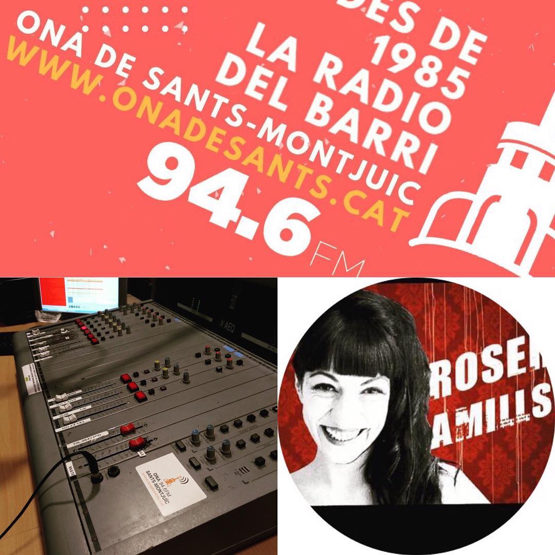 Roser Amills a Ona de Sants Ràdio