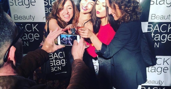 Roser Amills backstage bcn