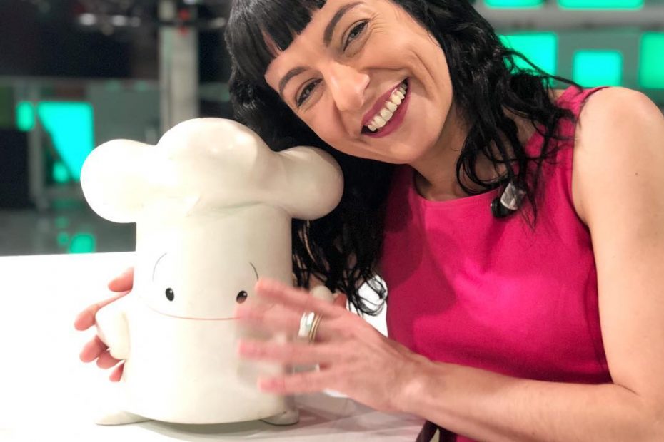 Roser Amills Con Koldo Royo Y Koldito Cocinero En El Programa Cinc Dies En Ib3