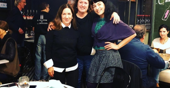 Os presento a mis ex agentes literarios, #pilucavega y #martasevilla 2 Roser Amills con Piluca Vega y Marta Sevilla