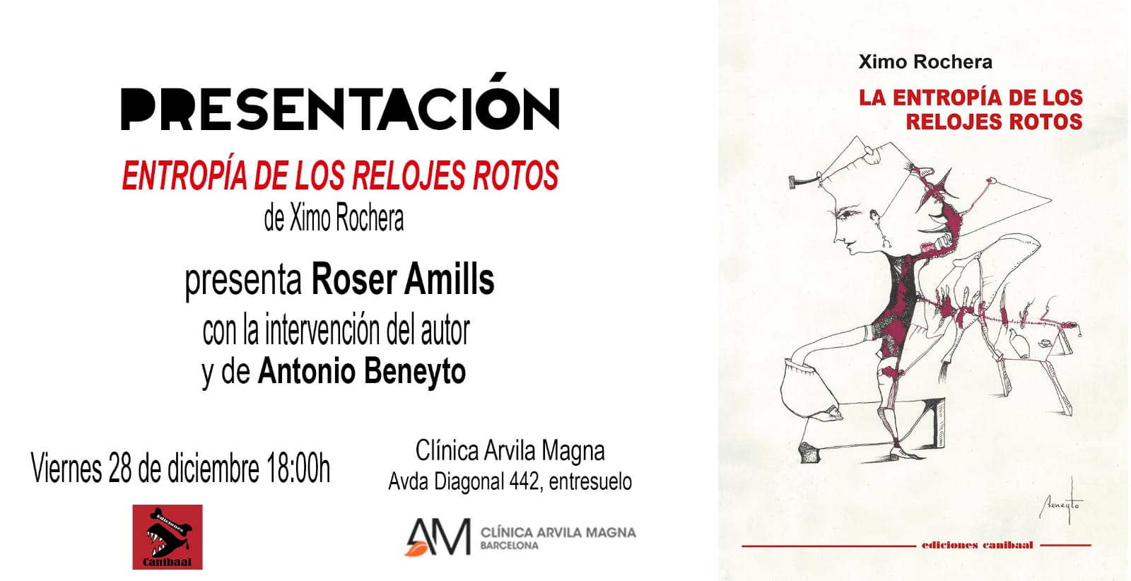 Presentación libro de Ximo Rochera con Antonio Beneyto