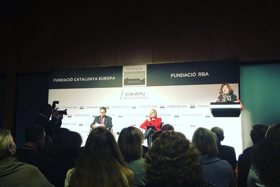 Chantal Mouffe hoy en Barcelona gracias a fundacio catalunya europa
