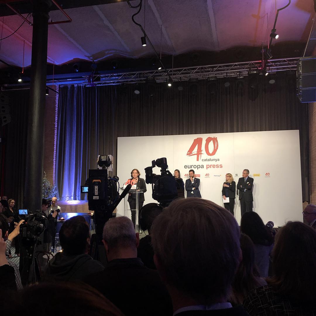 Gracias Europa Press por 40 años de información veraz, actual e independiente. Un placer celebrarlo hoy con vosotros en #antigafabrica Europa Press #40aniversario #periodismo