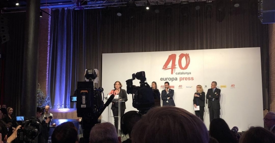 Gracias @europapress por 40 años de información veraz, actual e independiente. Un placer celebrarlo hoy con vosotros en #antigafabrica #europapress #40aniversario #periodismo 2 Gracias @europapress por 40 años de información veraz, actual e independiente. Un placer celebrarlo hoy con vosotros en #antigafabrica #europapress #40aniversario #periodismo - Roser Amills, escritora mallorquina