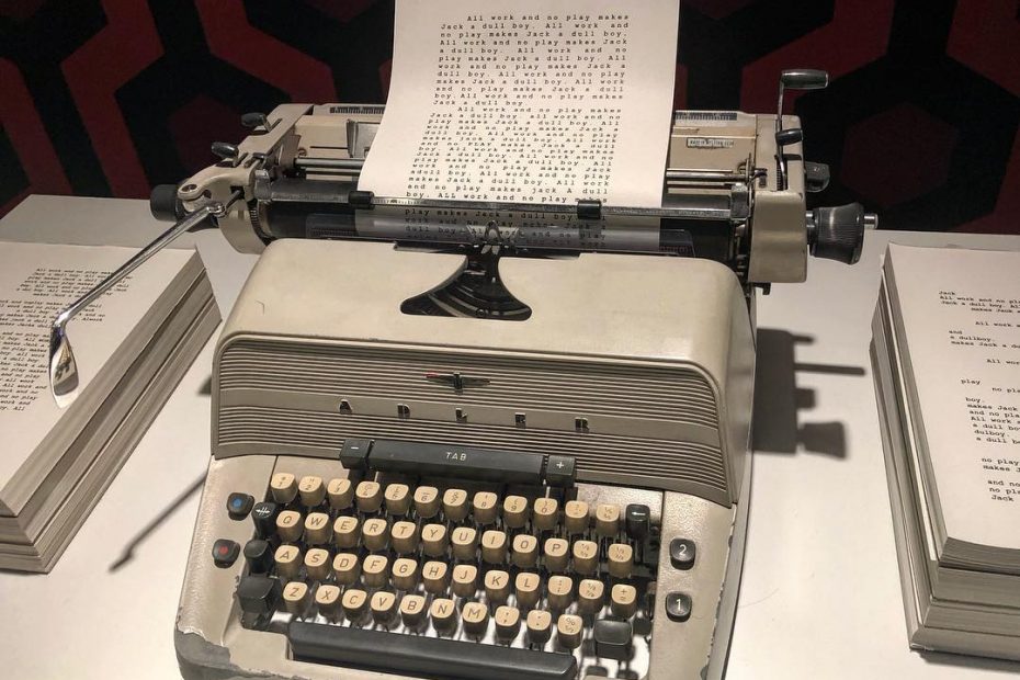 Maquina de escribir de la pelicula El resplandor