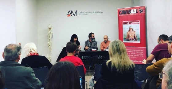 #Repost Presentación de LA ENTROPIA DE LOS RELOJES ROTOS de Ximo Rochera con Antonio Beneyto - Roser Amills, escritora mallorquina
