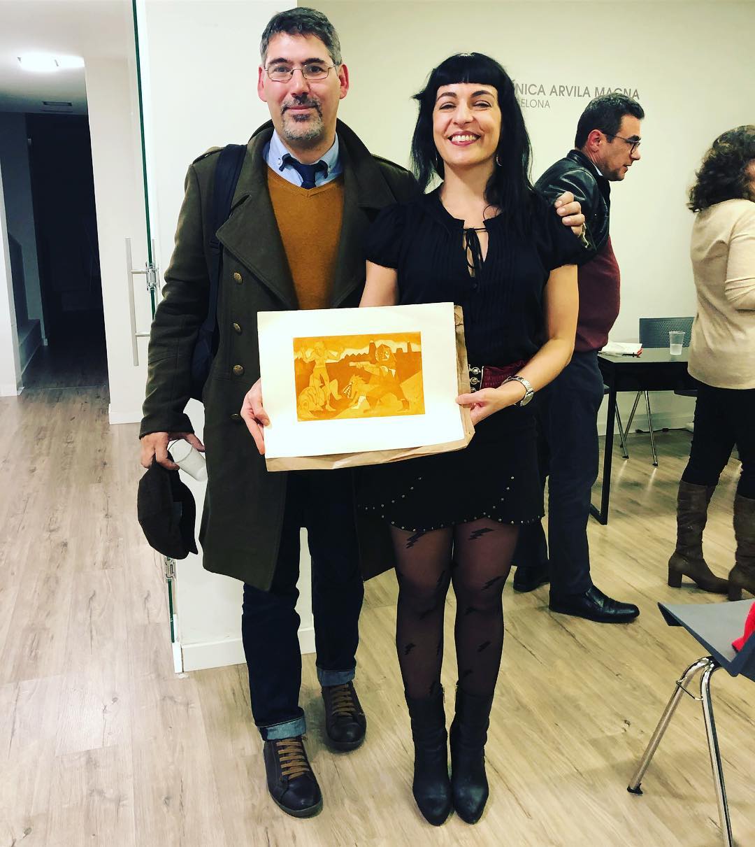 Gracias Juan Melenchón por este regalo de @diegoscarcaceres @bbromuro2018 que ya está en mi salón 