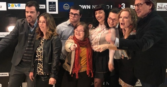 Roser Amills als Cinemes Girona, estrena documental Down'n-Hi-Do.