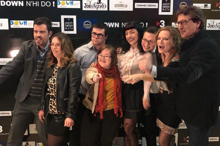Roser Amills als Cinemes Girona, estrena documental Down'n-Hi-Do.