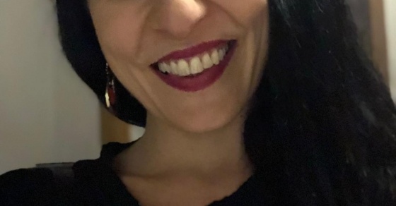 Roser Amills en el bar El Col.leccionista