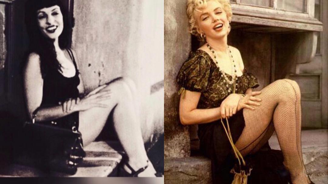 Hay mil formas de imitar a @marilynmonroe y no lograrlo. Así están las cosas en el barri de Gràcia ^ ^ Marilyn Monroe Marilyn Monroe💋