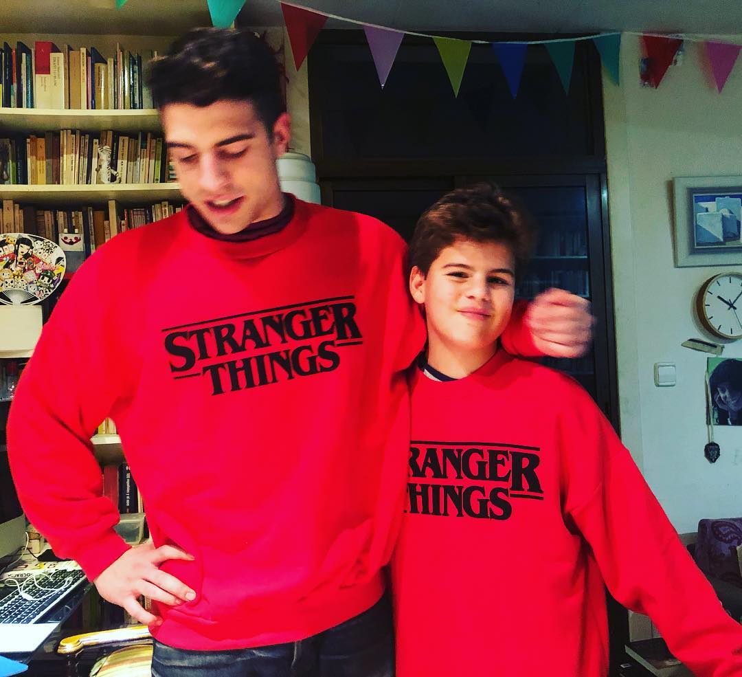 Os adoro, hijitos :)) #strangerthings @marcelarie @juanfelixgarciaamills ❤-
