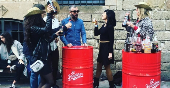 Vermuteo en All Those con El Bandarra Vermut y La Porca, en el Museu Marítim de Barcelona, con Garcia Aurin, Carles Almagro y Bravas Barcelona.