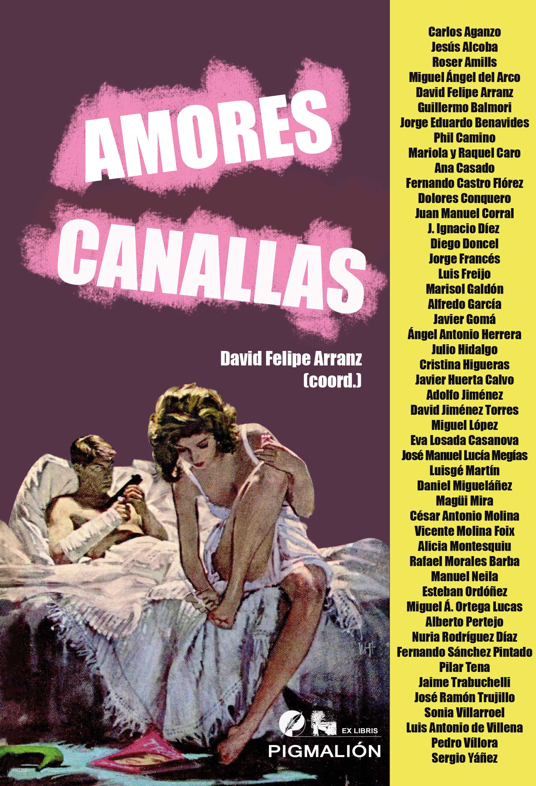 Antologia "Amores canallas", editorial Sial Pigmalion