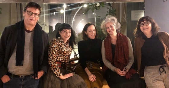 Roser Amills Amb El Club Editor Maria Bohigas Marina Espasa Y Juan Pablo Caja