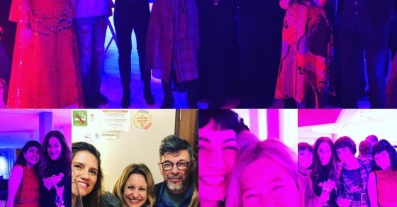 Roser Amills Con Laia Marsal Ferret Cristina Dilla I Yolanda Nominacions Festa Off Goya Amb Marta Figueras I Els Millors Desitjos A Alba Sotorra I A L Equip De Comandant Arian