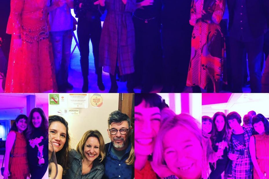 Roser Amills Con Laia Marsal Ferret Cristina Dilla I Yolanda Nominacions Festa Off Goya Amb Marta Figueras I Els Millors Desitjos A Alba Sotorra I A L Equip De Comandant Arian