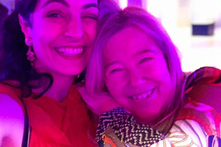 Roser Amills con Marta Figueras artifice del #offgaudi que celebramos hoy :))