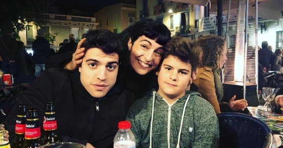 Roser Amills e hijos