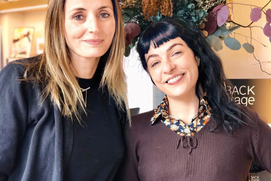 Roser Amills en backstage bcn