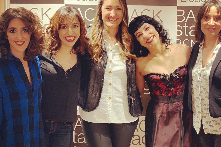 Roser Amills en los Premis Gaudi con anna bertran y betsy turnez