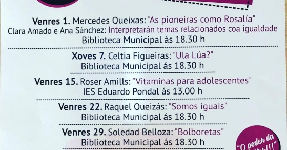 Muy prontito estaré en las #xornadasdexenero de #ponteceso, qué ilusión!!!! - Roser Amills, escritora mallorquina