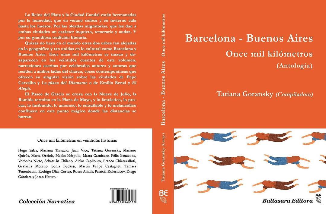 Próximamente en librerías argentinas: Barcelona / Buenos Aires. Once mil kilómetros: una carta de presentación entre dos ciudades que hemos escrito entre 22 ;)) #oncemilkilómetros