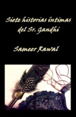 Cubierta de «Siete historias íntimas del Señor Gandhi»