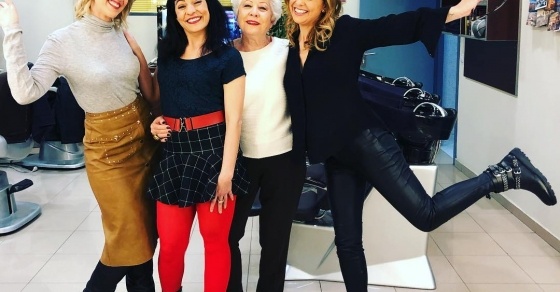 Roser Amills a IB3 amb Laura Pons, Victoria Maldi i Lidia Nicolau