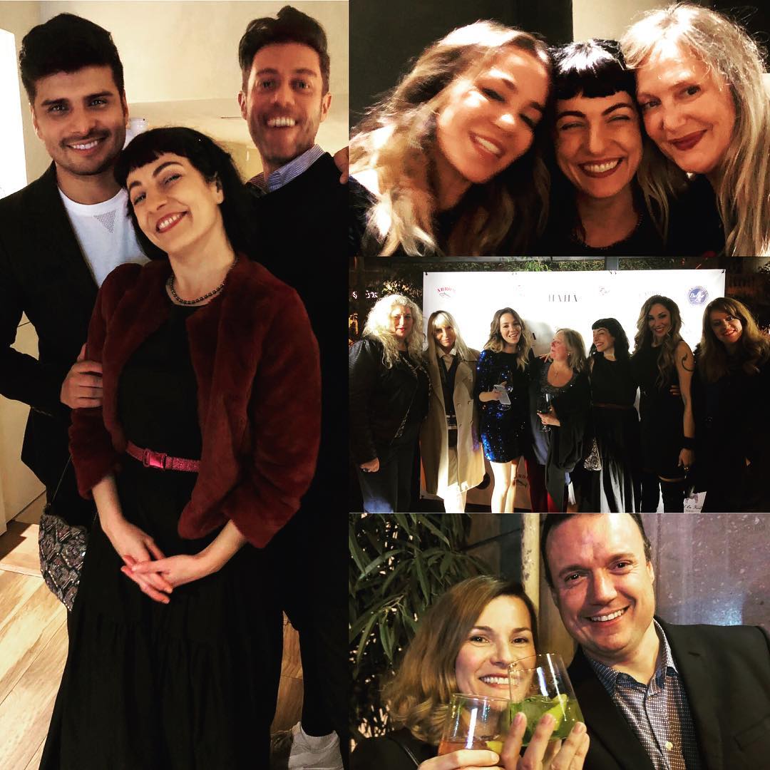 Roser Amills con Ruth Jiménez y Rebeca Brown