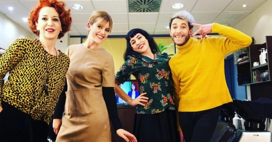 roser amills en ib3 con georgina sans, lidia nicolau y josep salmeron