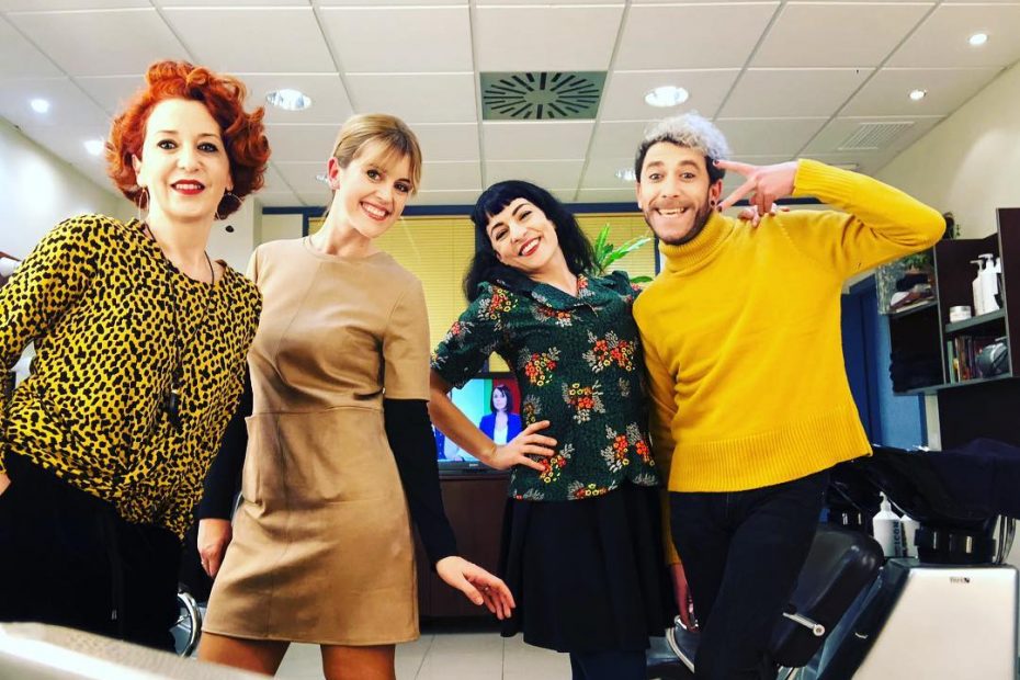 roser amills en ib3 con georgina sans, lidia nicolau y josep salmeron