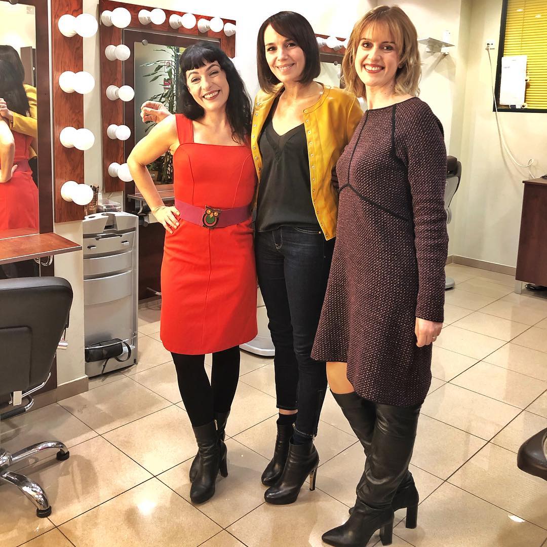 Roser Amills és a IB3 amb Marta Garau. Ara mateix, a televisió.