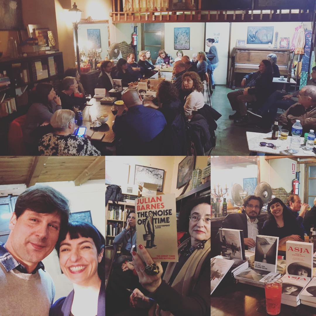 Roser Amills, presentacion de asja lacis, walter benjamin y julian barnes