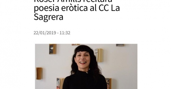 Roser Amills, recital a Sant Andreu