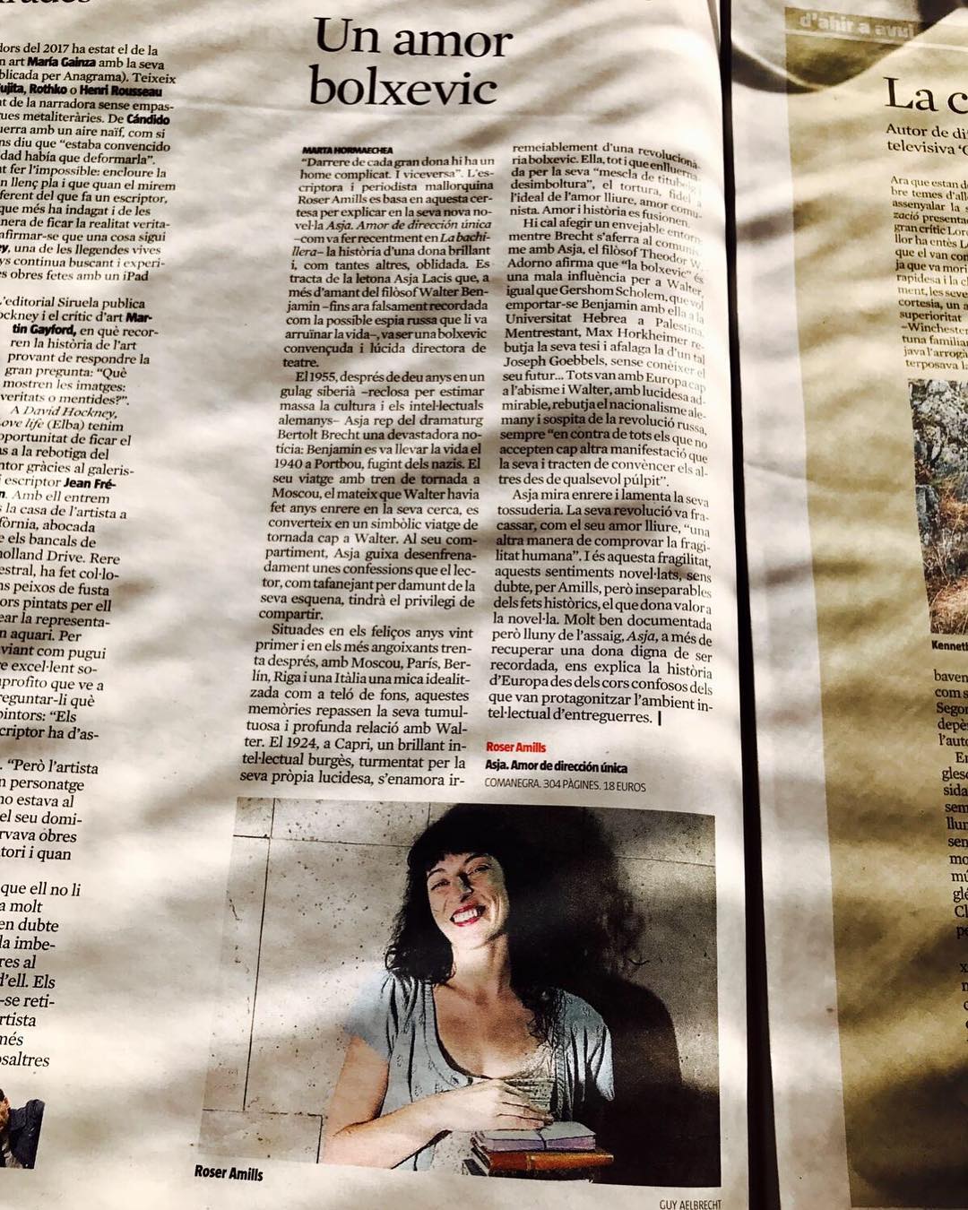 CULTURA’S de La Vanguardia Asja Lacis Walter Benjamin Comanegra