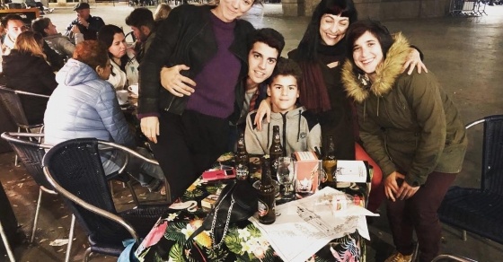 Familia Roser Amills: mis hijos Marcel y Juan