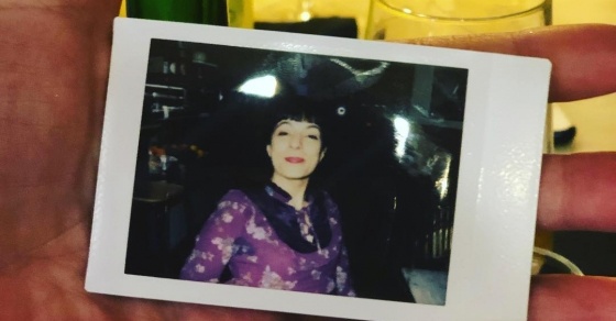 Polaroid De Roser Amills En El Celler Del Nou Priorat