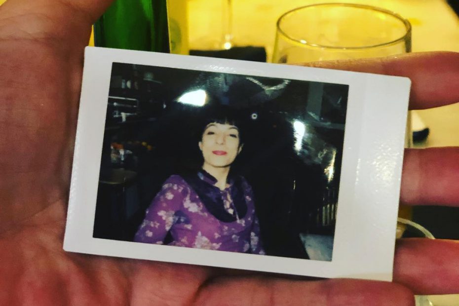 Polaroid De Roser Amills En El Celler Del Nou Priorat