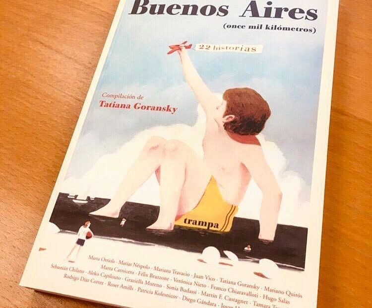 presentacion de Once mil kilometros, de Trampa Ediciones, en la libreria Nollegiu, junto a Graziella More, Victor Nieto, Jebluss, Matias Nespolo, Tatiana Goransky, Planet Alem y Diego Gandara. Coordina Josan Hatero.