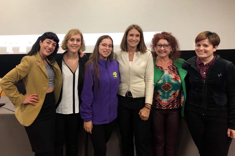 Roser Amills A La Universitat Autonoma De Barcelona Per Parlar De Dones I Comunicacio Amb Gemma Recoder Magda Gregori Borrell Cristina Garde I Maite Sadurni