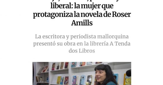 Roser Amills en Ponteceso con Asja Lacis