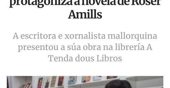 Roser Amills en Ponteceso con Asja Lacis