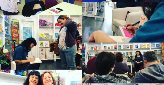 Roser Amills presenta en Ponteceso, en A tenda dos livros, su novela sobre la dramaturga letona Asja Lacis