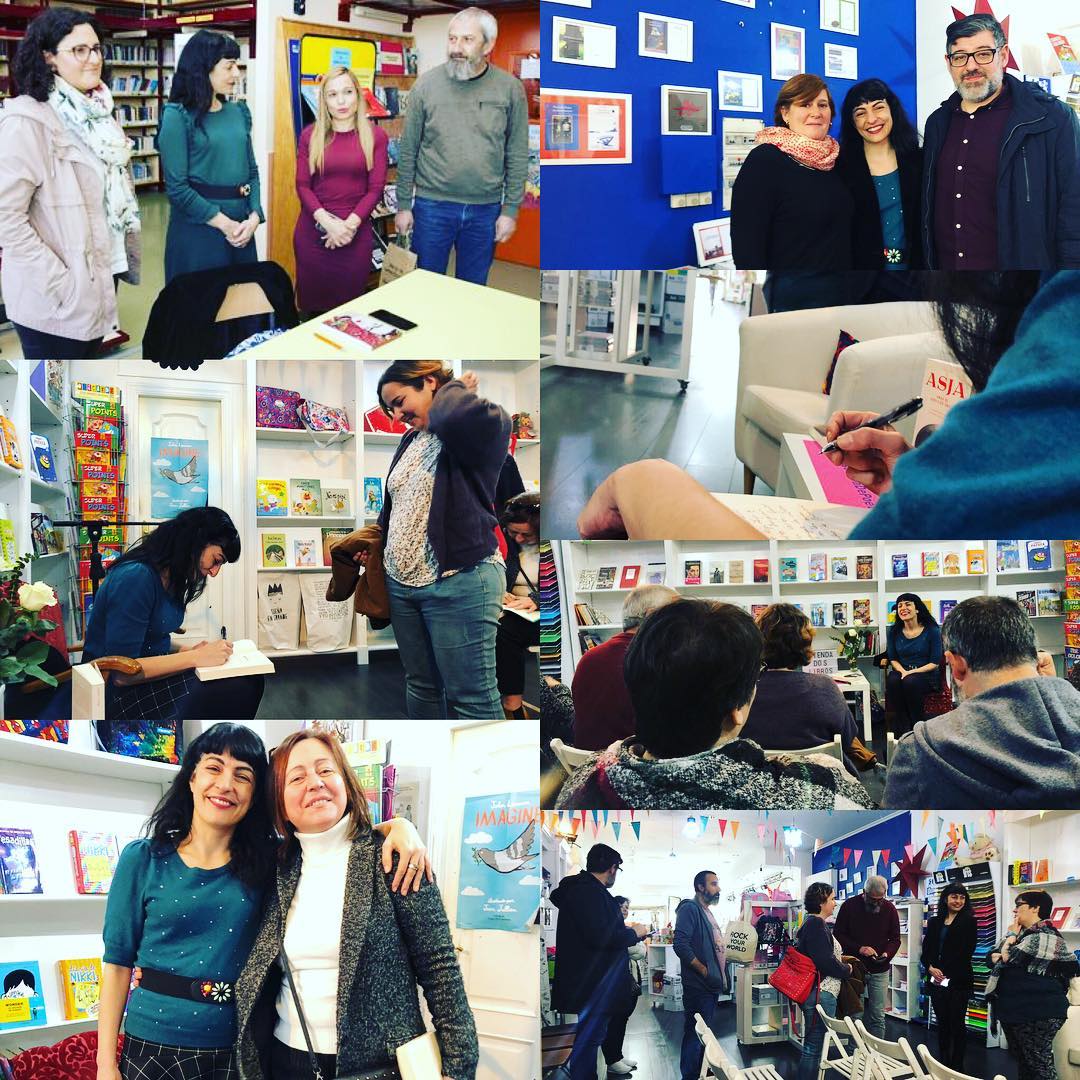 Roser Amills presenta en Ponteceso, en A tenda dos livros, su novela sobre la dramaturga letona Asja Lacis